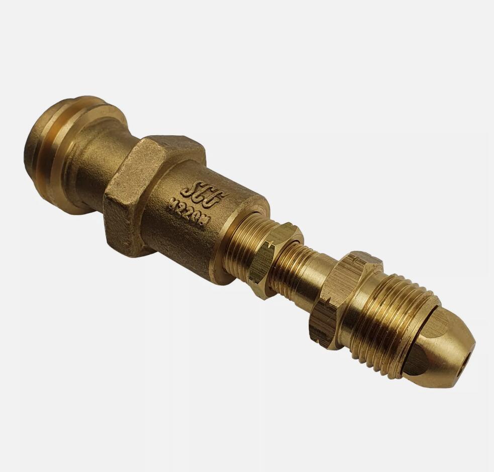 Premium Forklift LPG Bottle Adapter 9kg POL to Forklift Hose BBQ Gas B ...