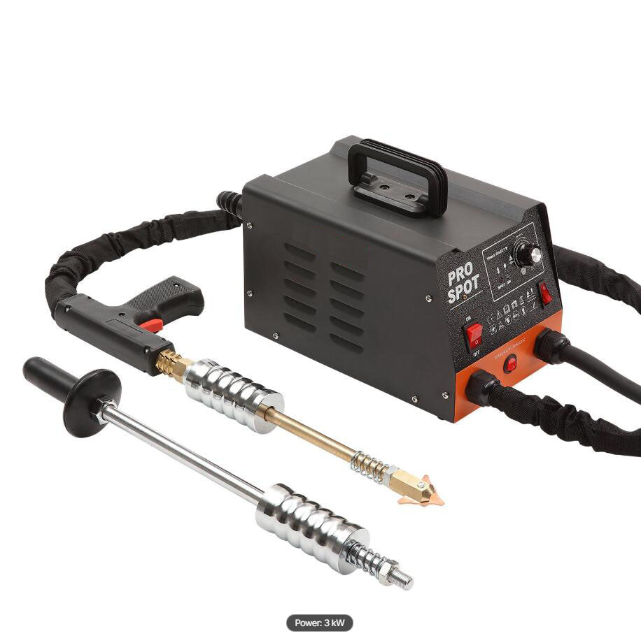 3KW Auto Body Spot Welding Stud Welder Dent Repair Kit Dent Puller with 6 Welding Modes
