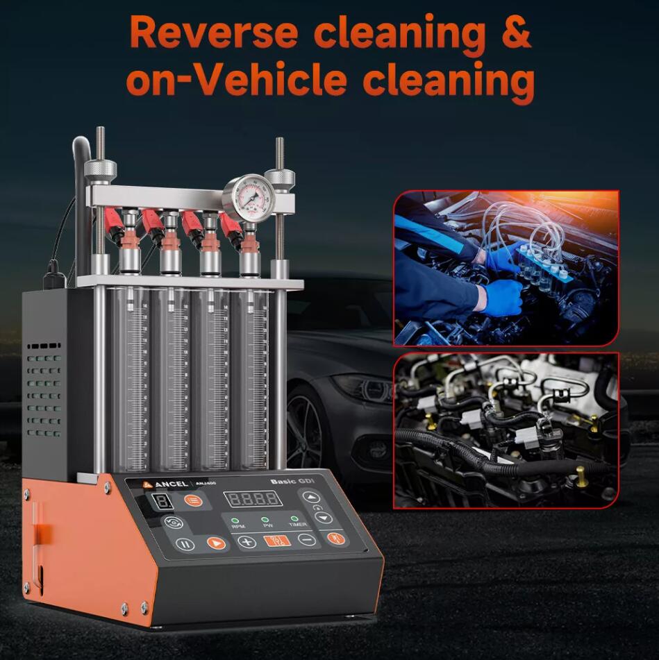 UPGRADED Auto Car Ultrasonic Fuel Injector Tester Cleaner Cleaning Machine AU
