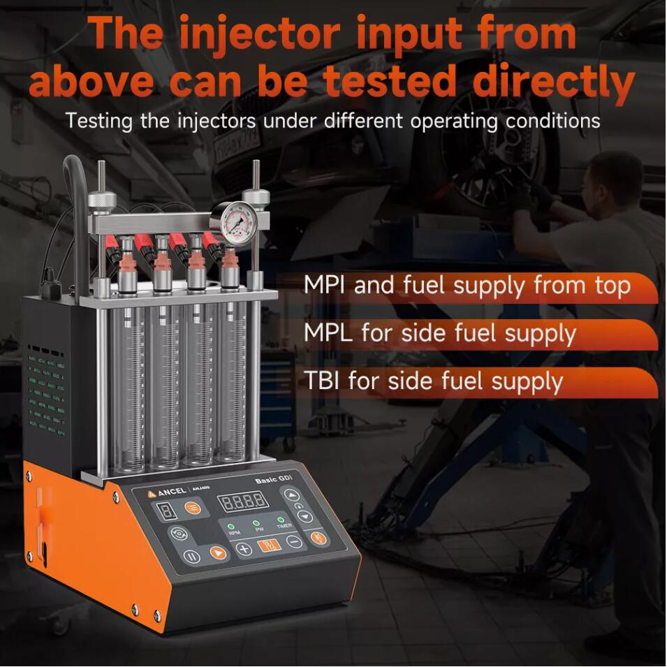 UPGRADED Auto Car Ultrasonic Fuel Injector Tester Cleaner Cleaning Machine AU
