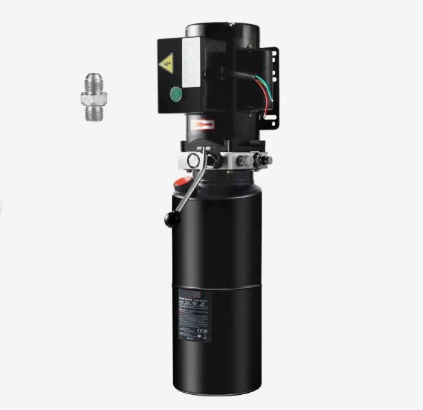 3200 PSI  10 Quart Hydraulic Pump Power Unit Single Acting Dump Trailer Pump Heavy Duty