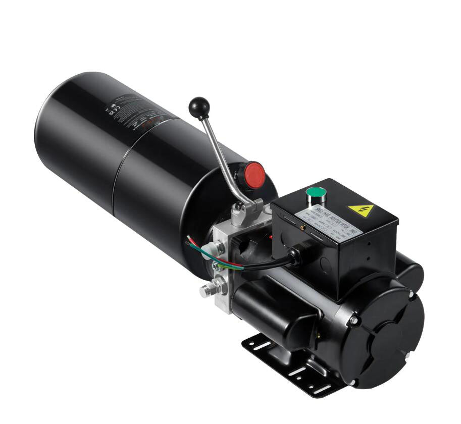 3200 PSI  10 Quart Hydraulic Pump Power Unit Single Acting Dump Trailer Pump Heavy Duty