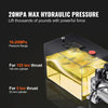 Heavy Duty 3200 PSI 8 Quart Hydraulic Pump Power Unit Single Acting Dump Trailer Pump
