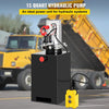 Heavy Duty 15 Quart Hydraulic Pump Electric Pump Single Acting for Dump Trailer AU