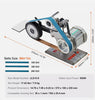 Powerful 550W Belt Grinder Sander 30 x 1-Inch Variable Speed with VFD 2 Grinding Moulds