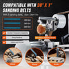 Powerful 550W Belt Grinder Sander 30 x 1-Inch Variable Speed with VFD 2 Grinding Moulds