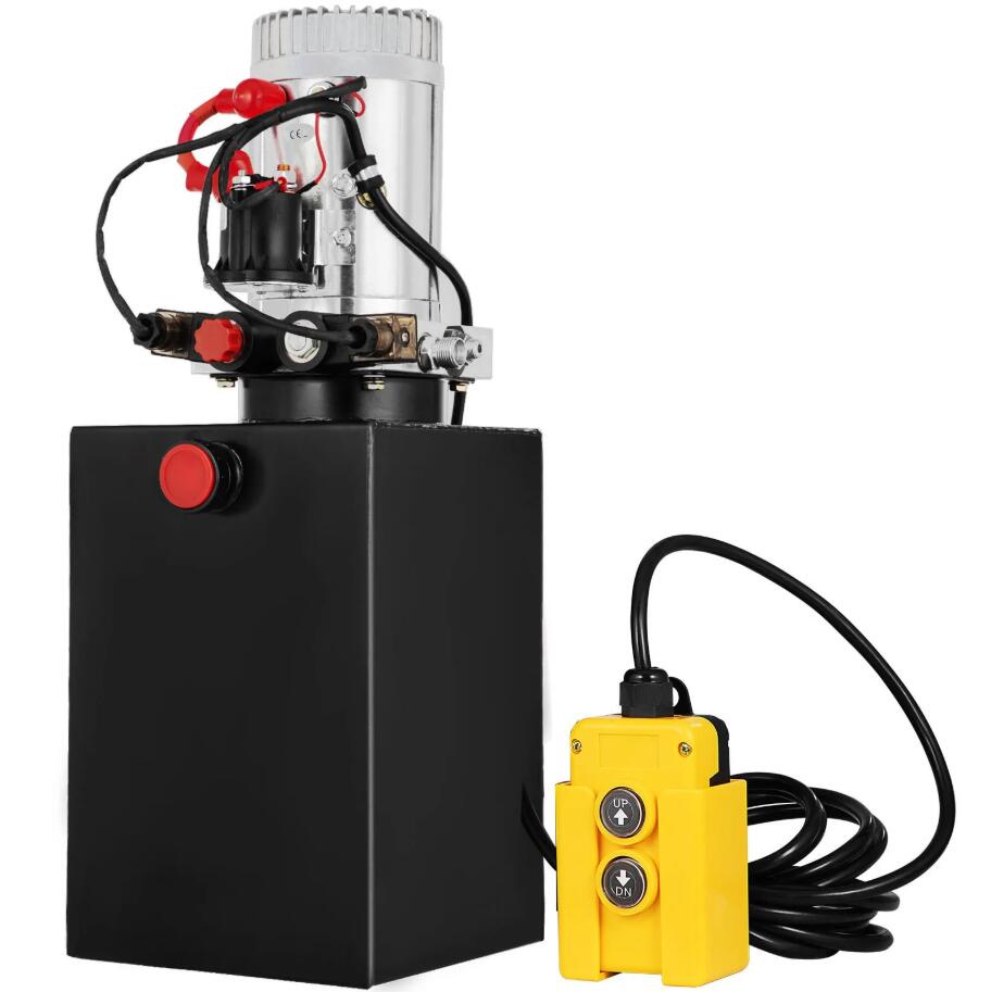 Heavy Duty 12 Quart Double Acting Hydraulic Pump Electric Pump Metal Reservoir AU