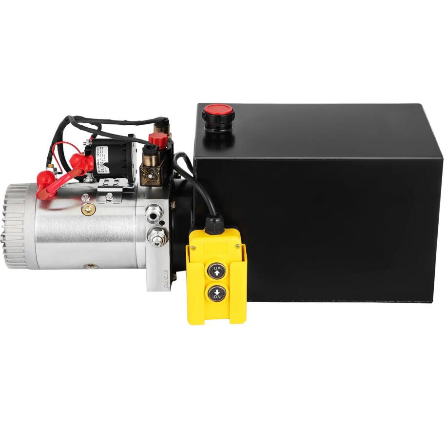Heavy Duty 12 Quart Double Acting Hydraulic Pump Electric Pump Metal Reservoir AU