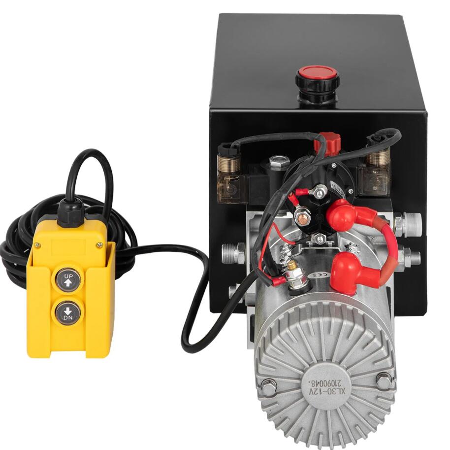 Heavy Duty 12 Quart Double Acting Hydraulic Pump Electric Pump Metal Reservoir AU
