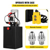 Heavy Duty 12 Quart Double Acting Hydraulic Pump Electric Pump Metal Reservoir AU