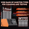 UPGRADED Auto Car Ultrasonic Fuel Injector Tester Cleaner Cleaning Machine 6 Cylinder AU