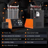 UPGRADED Auto Car Ultrasonic Fuel Injector Tester Cleaner Cleaning Machine 6 Cylinder AU