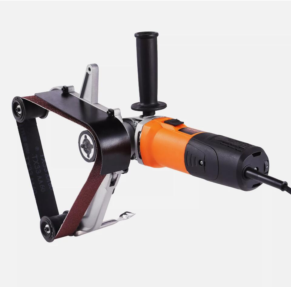 Premium 1300W 6 Variable Speeds Pipe Tube Polisher Sander with 3PCS Sanding Belts AU