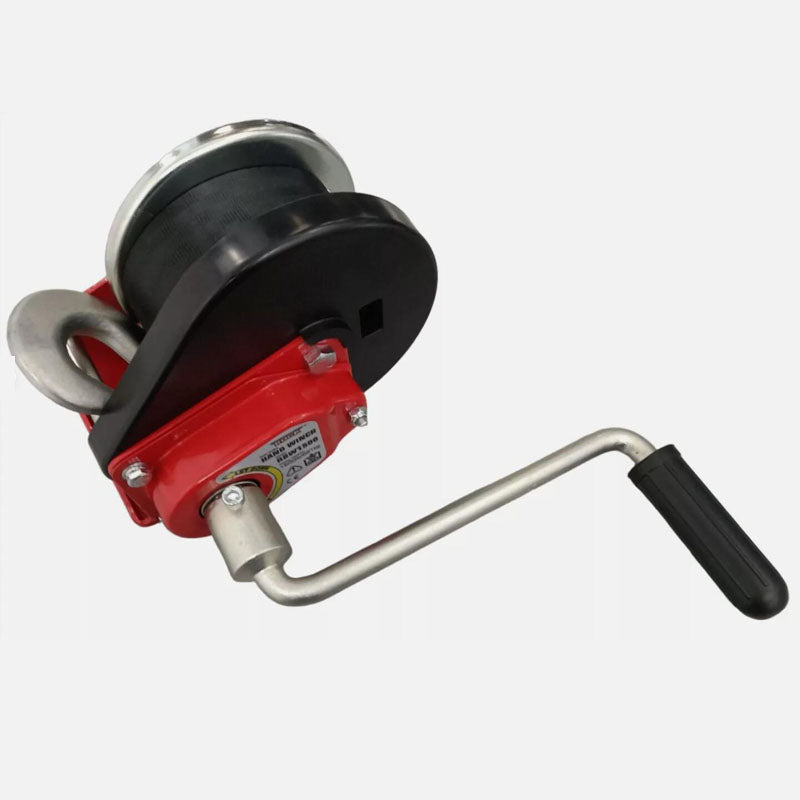 Heavy Duty 661 kg Capacity Automatic Brake Hand Winch With 6m Strap AU
