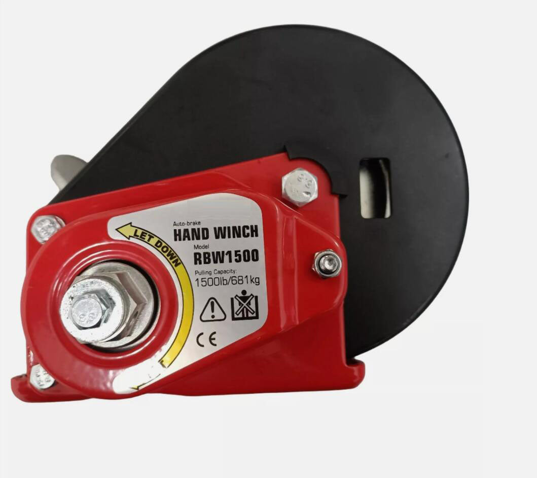 Heavy Duty 661 kg Capacity Automatic Brake Hand Winch With 10m Cable AU