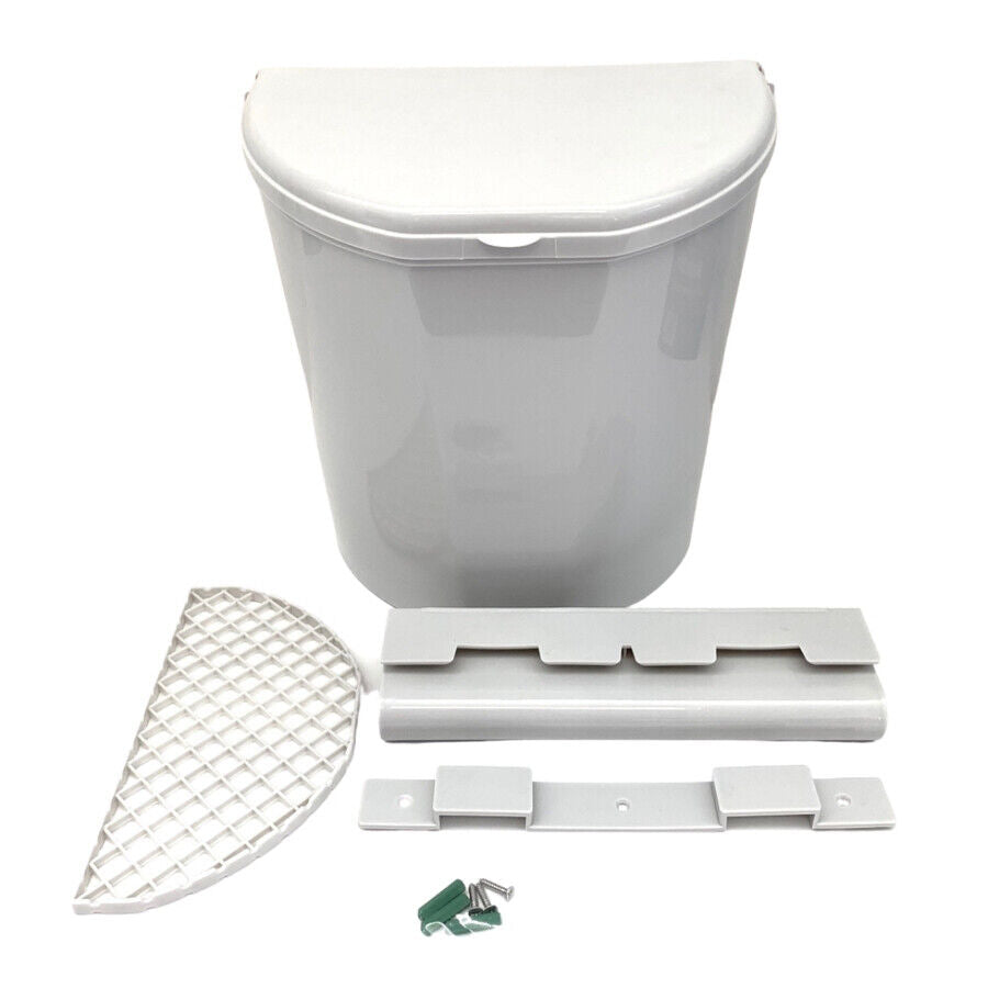 10L Caravan Bin with Mounting Kit for Camping Kitchen, RV