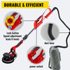 6-Speed 750W Electric Drywall Sander With Strip Light Vacuum Bag