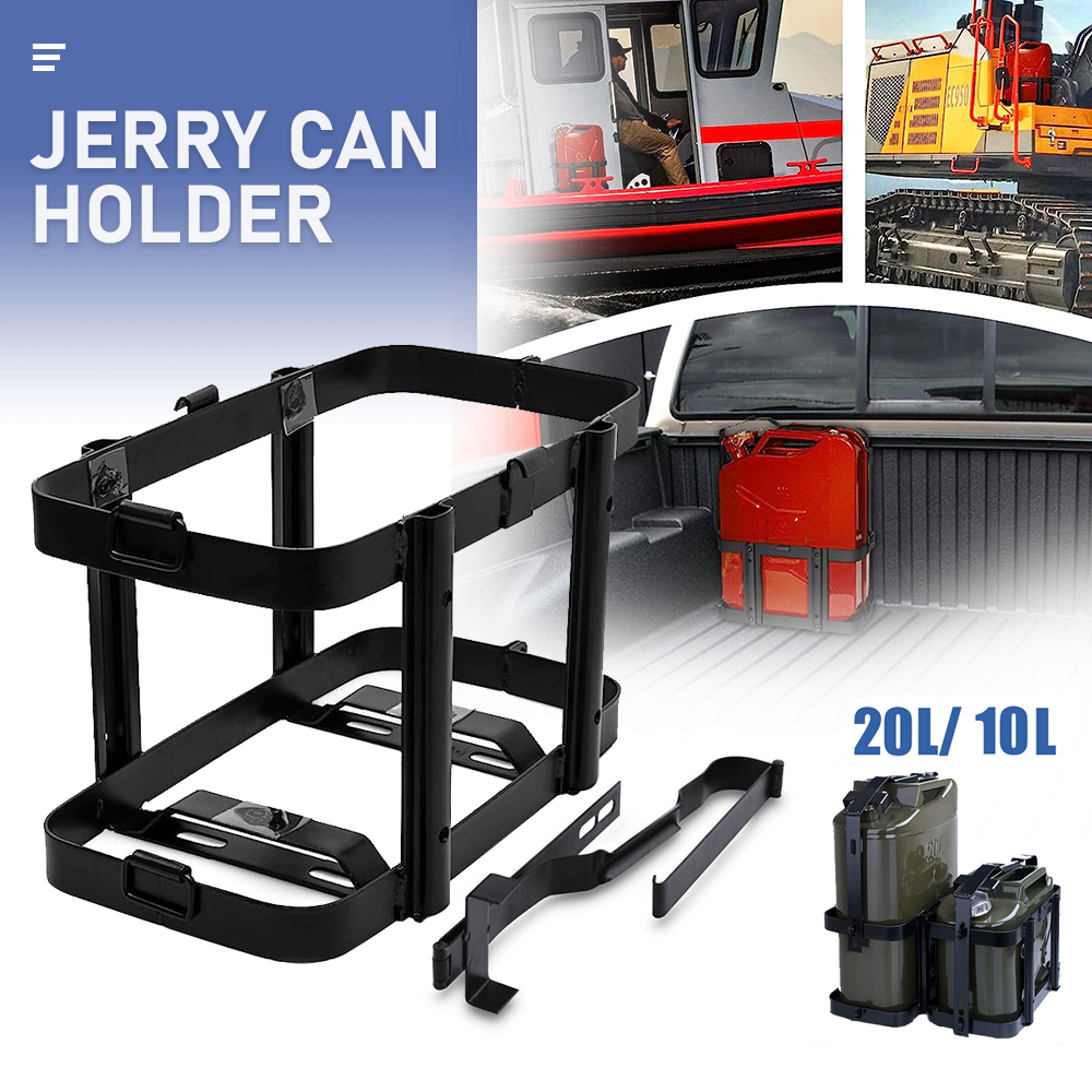 Adjustable Jerry Can Holder Fits 10L/20L Fuel Water Cans