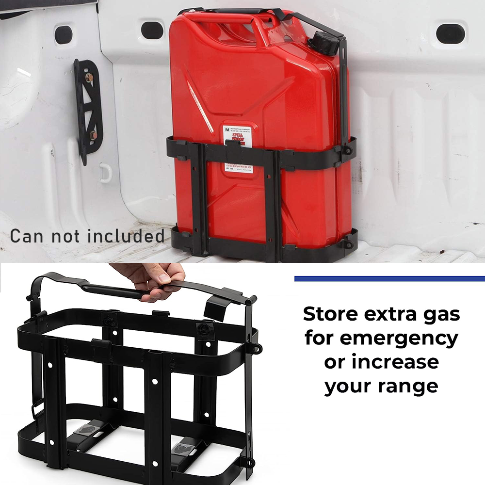 Adjustable Jerry Can Holder Fits 10L/20L Fuel Water Cans