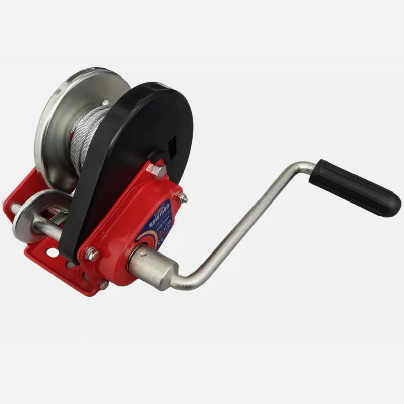 Heavy Duty 661 kg Capacity Automatic Brake Hand Winch With 10m Cable AU
