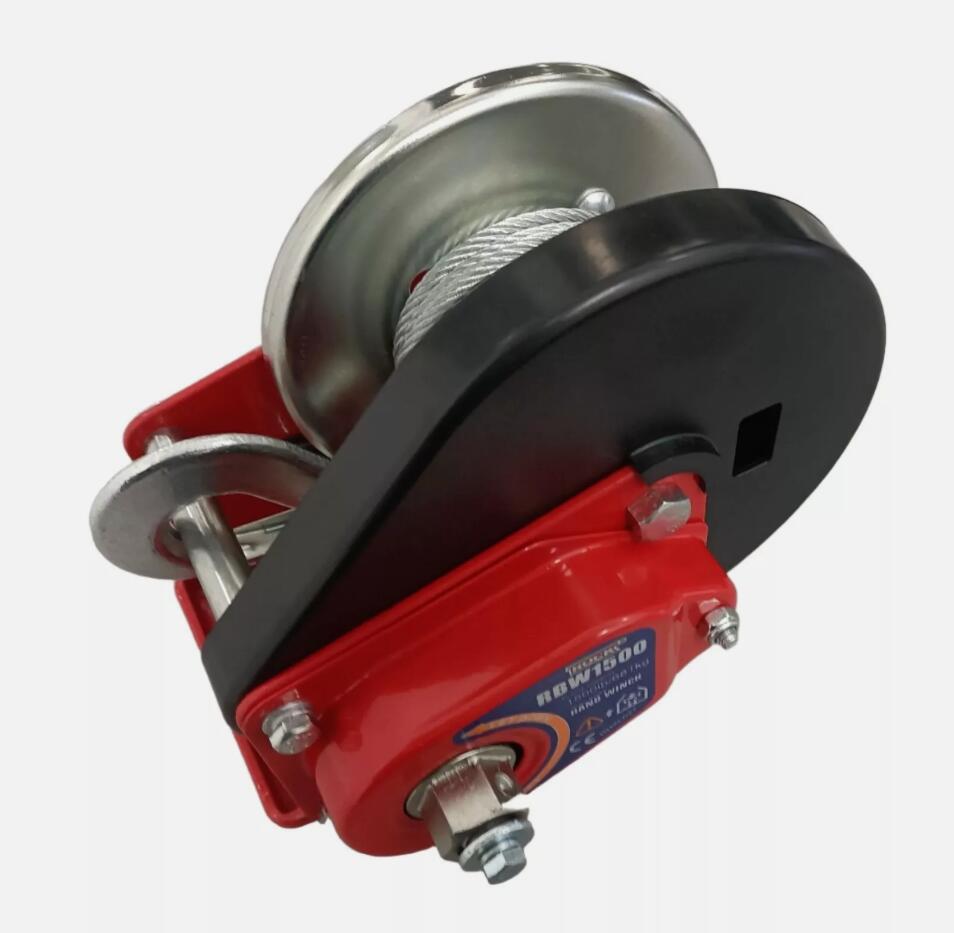 Heavy Duty 661 kg Capacity Automatic Brake Hand Winch With 10m Cable AU
