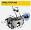Upgraded Semi-Automatic Round Bottle Labeling Machine Coding Electric Scrolling AU