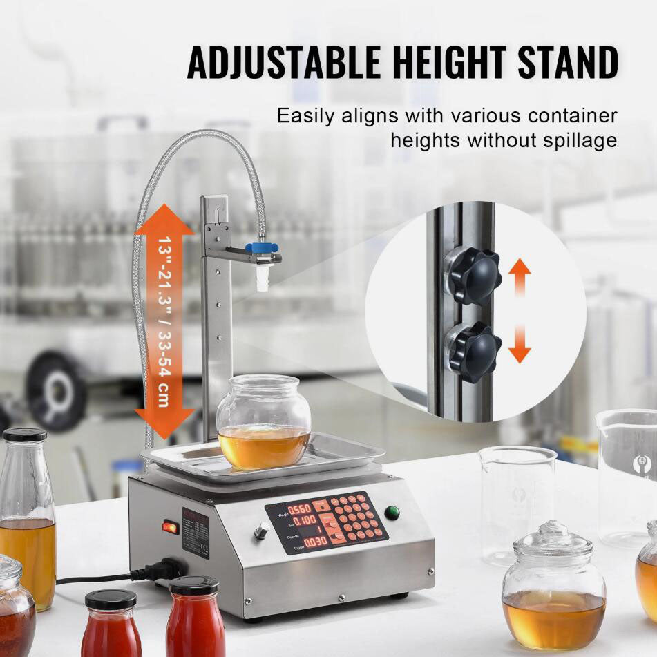 Food-Grade 30-15000 g Digital Control Automatic Liquid Filling Machine Bottle Filler