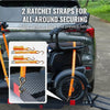 Heavy Duty 500LBS Hitch Mount Wheelchair Scooter Carrier With Folding Ramp 45.3