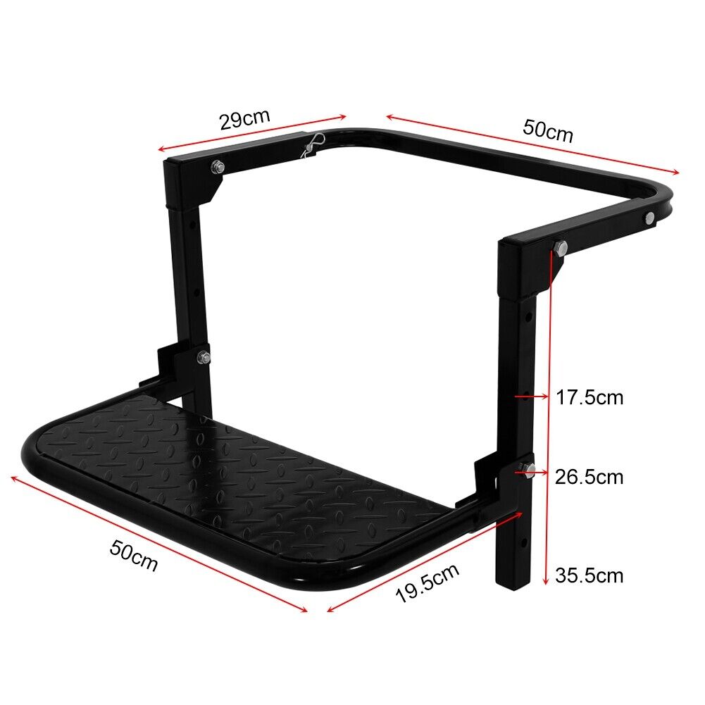 Car Van Wheel Ladder Tyre Foldable Step 4X4 Steel 200kg Capacity