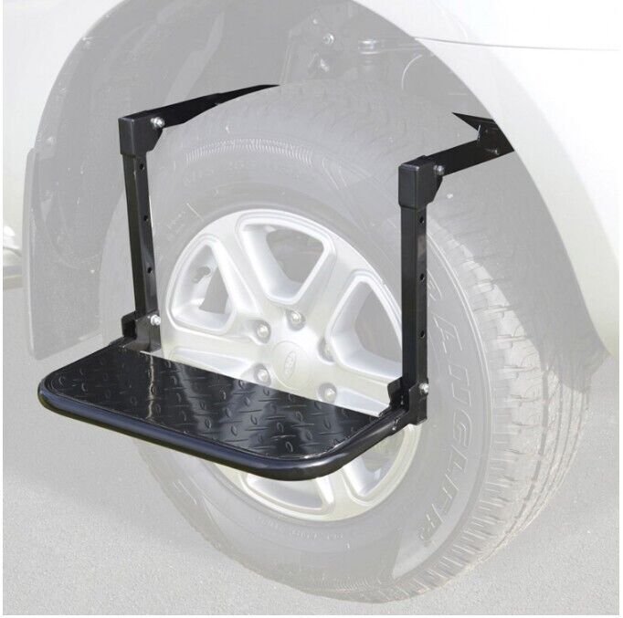 Car Van Wheel Ladder Tyre Foldable Step 4X4 Steel 200kg Capacity