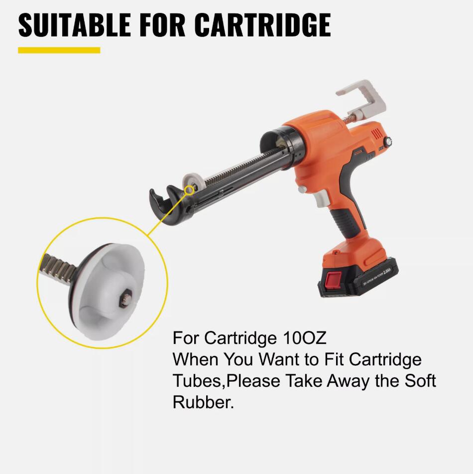 PREMIUM Cordless 6-Speed Cartridge Caulking Gun 300ml Silicone Gun 20V Battery AU