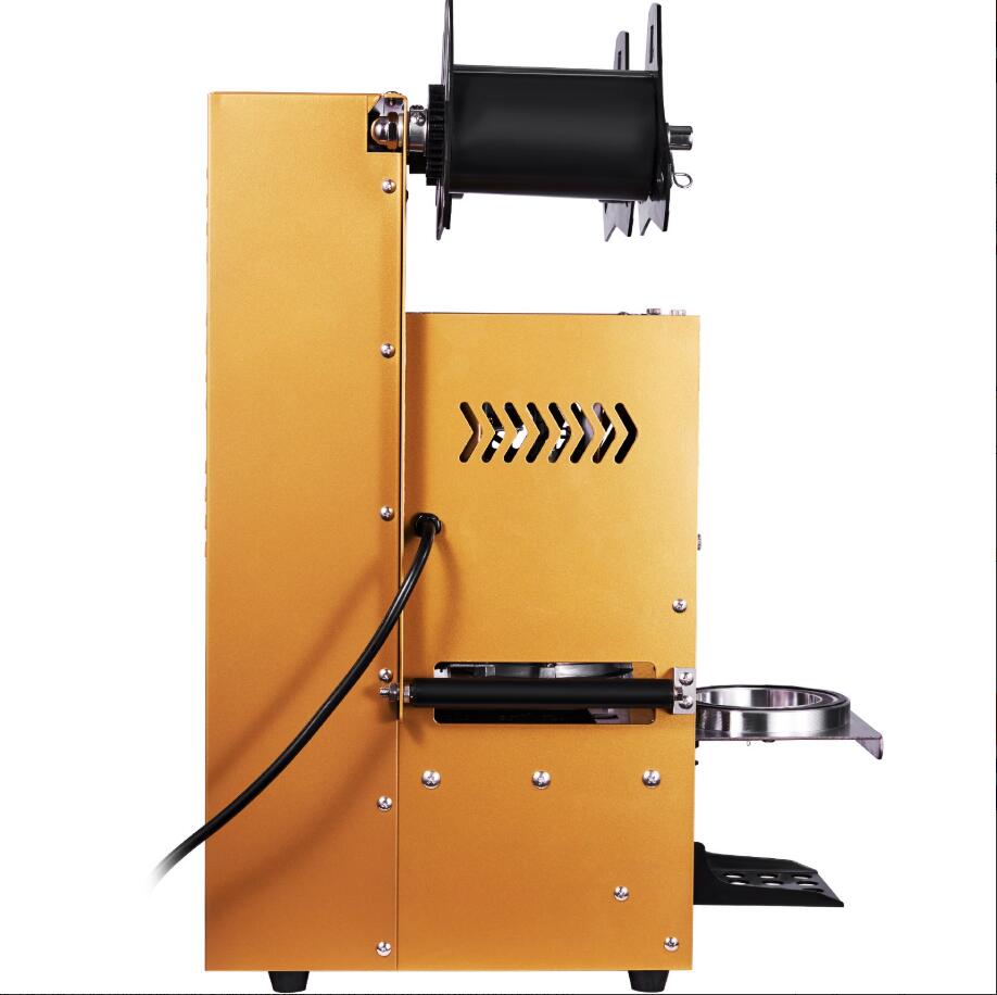 Fully Automatic Cup Sealing Machine 500-650 Cups/H for 180 mm Tall  90/95 mm Cup