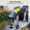 UPGRADED 2400W Electric Garden Mulcher Shredder Portable Wood Chipper on Wheels