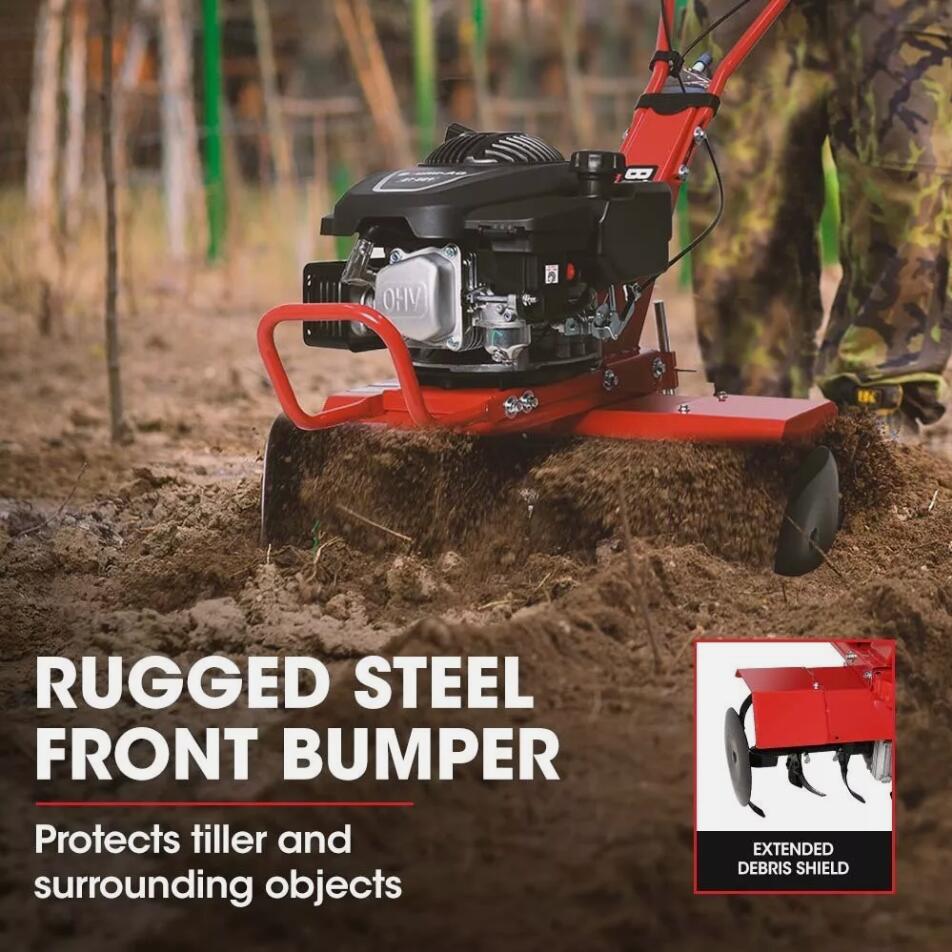 Heavy Duty 150cc 4-Stroke Tiller Cultivator Petrol Garden Rototiller Soil Turner AU