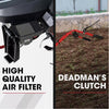 Heavy Duty 150cc 4-Stroke Tiller Cultivator Petrol Garden Rototiller Soil Turner AU