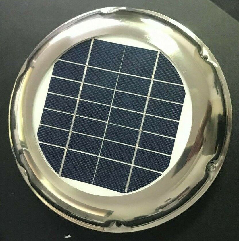 2.5w Solar POWERED Attic Fan Exhaust Ventilation Boat deck Caravan