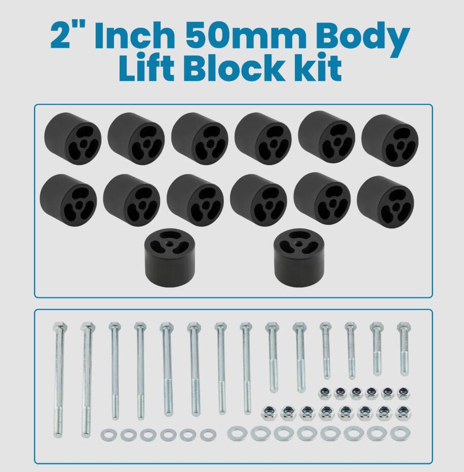 Premium 2" Inch Body Lift kits for Nissan Navara D22 STR Dual Cab 4X4 lift Cab Tray Tub AU