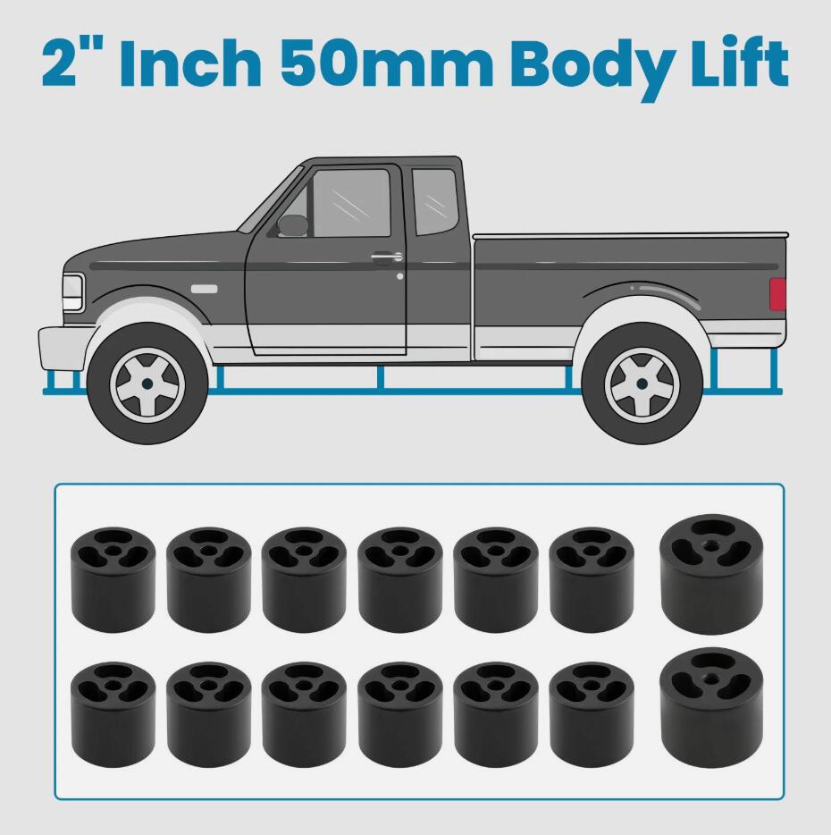 Premium 2" Inch Body Lift kits for Nissan Navara D22 STR Dual Cab 4X4 lift Cab Tray Tub AU