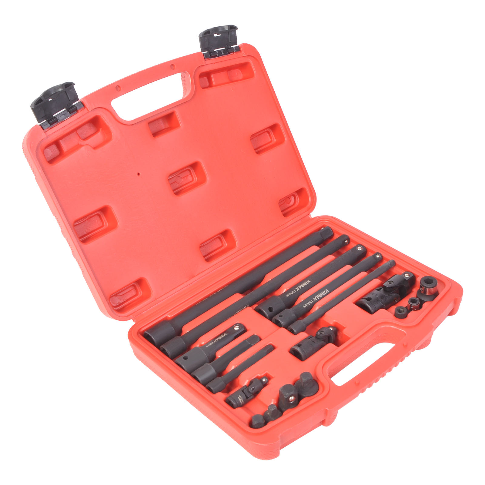 18Pcs 1/2 Inch Drive Impact Extension Bar Set