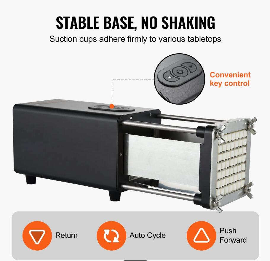 UPGRADED Stainless Steel Electric French Fry Cutter Potato Vegetable Slicer Chopper AU