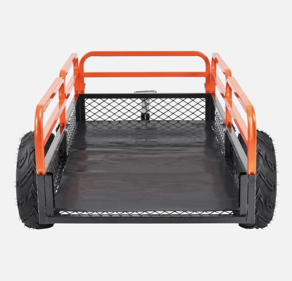 Heavy Duty 1500 lbs Dump Trailer Tow Behind Dump Cart 15 Cu. Ft. Steel Construction AU