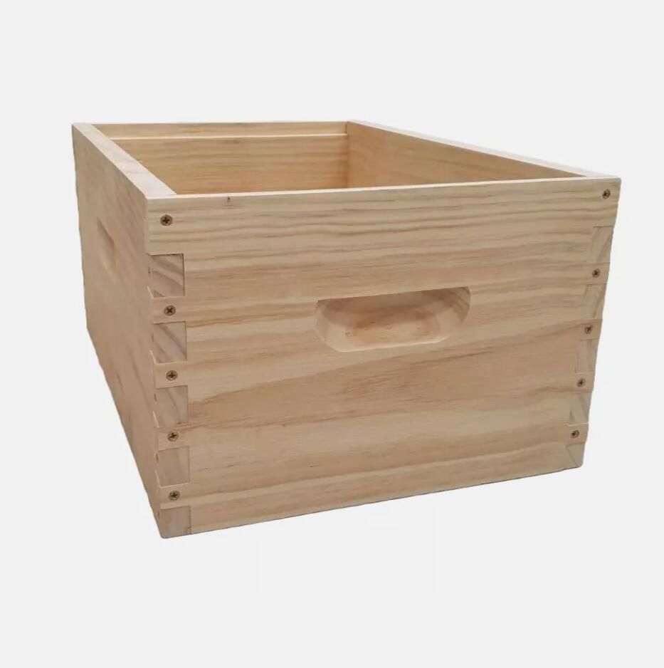 Premium 10 Frame Double Hive Kit with 20 Flat Pack Frames and Plastic Queen Excluder