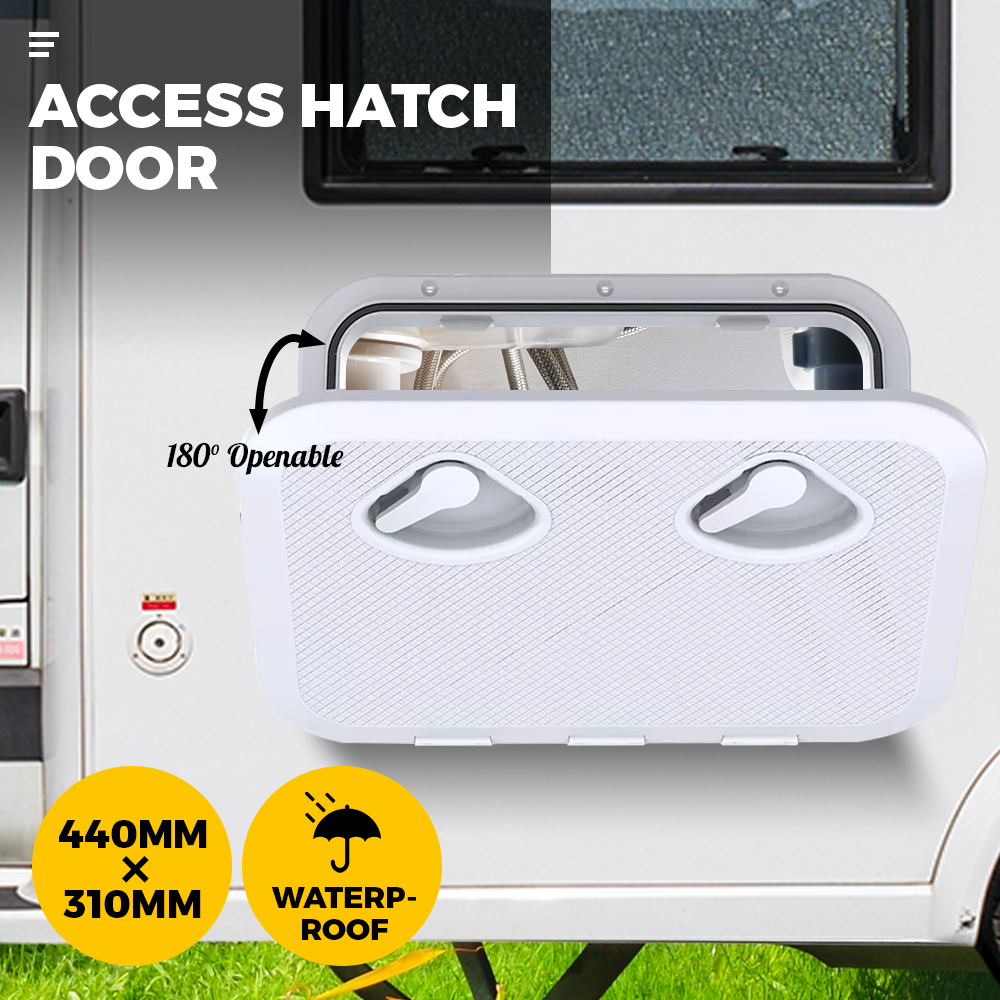 440x315mm Access Hatch Service Door Caravan Storage RV Boat