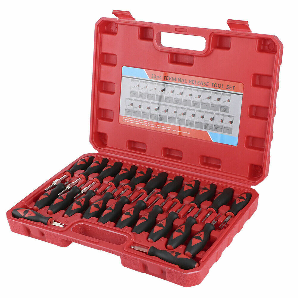 23PCS Electrical Terminal Removal Tool Connector Release Kit Auto Repair Tool Set