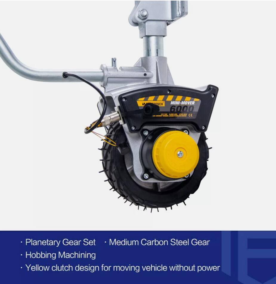 Heavy Duty 2722kg Capacity 550W Motorised Jockey Wheel Trailer Mover Caravan Boat