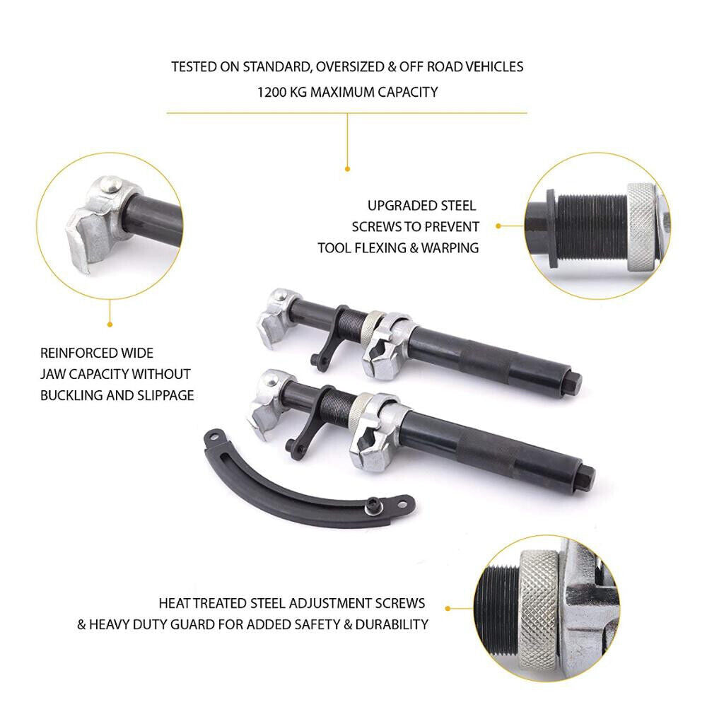 Spring Compression Clamp Heavy Duty Coil Spring Compressor Suspension Spring Clamp With Safety ...