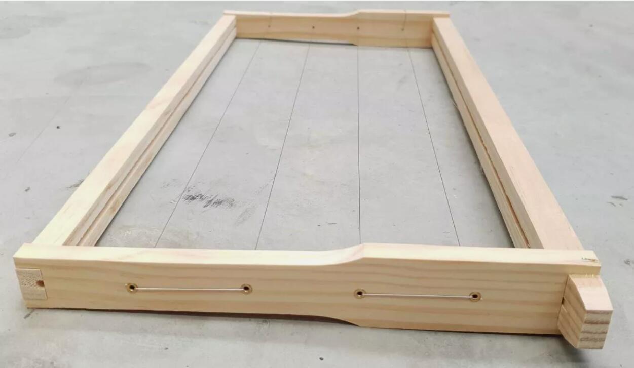 Bee Framelayout 10PCS ASSEMBLED & WIRED FULL DEPTH BEE FRAMES DEEP BEEHIVE FRAME BEE H ...