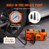 5 Ton 12V  Electric Hydraulic Car Floor Jack with Built-in Tire Inflator Pump