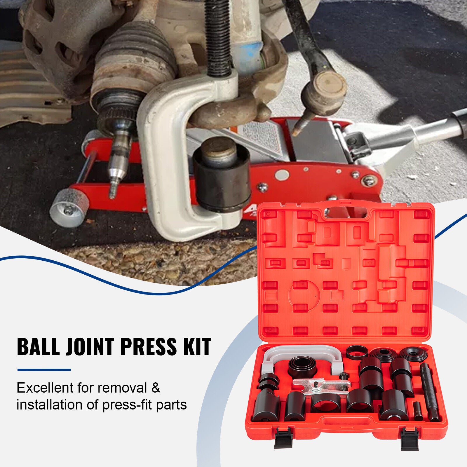 24PCS Ball Joint Press & U Joint Removal Tool Kit