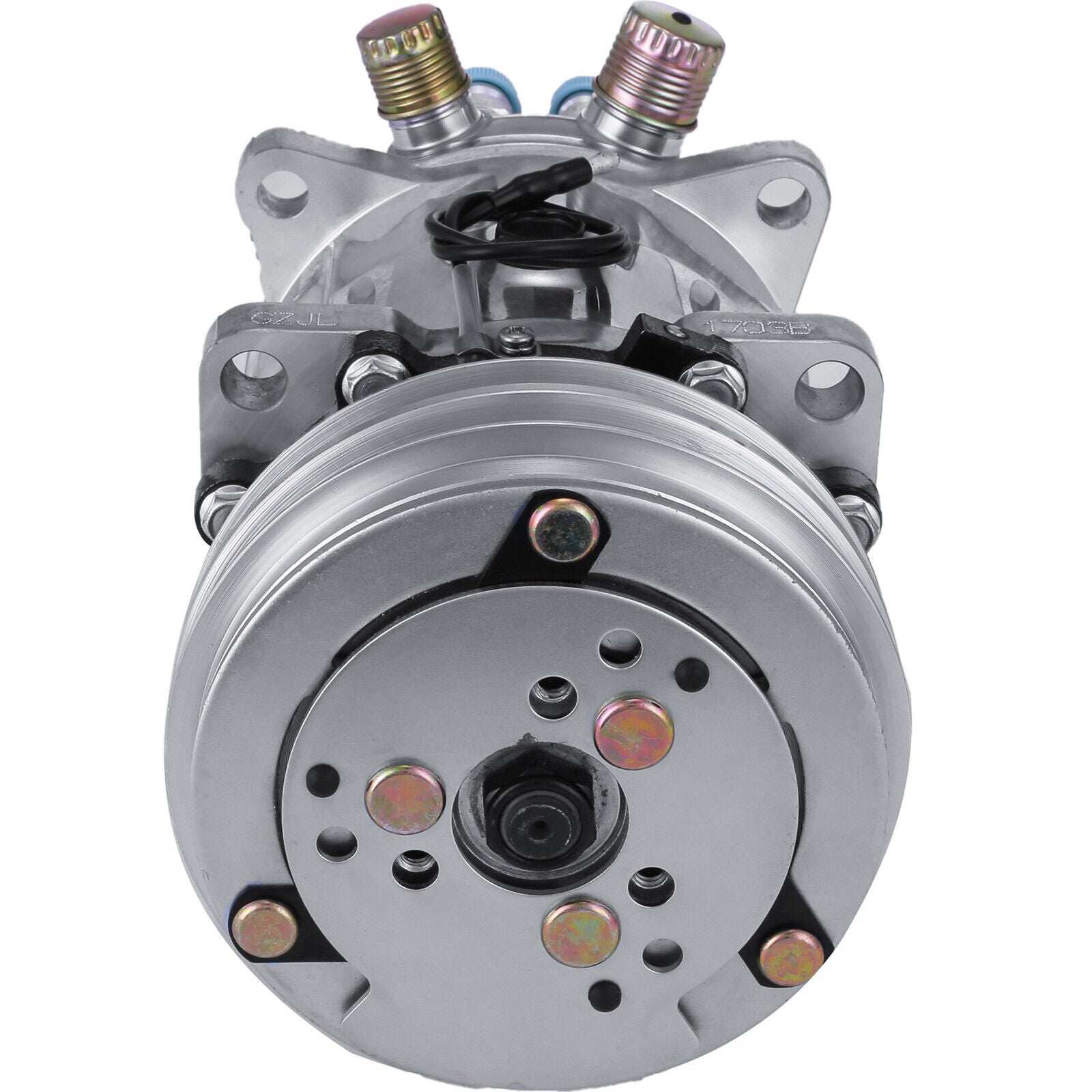 Sanden Compressor Tools 12V AC Air Condition Compressor Pump Sanden 508 Style V-Belt Pulley ...